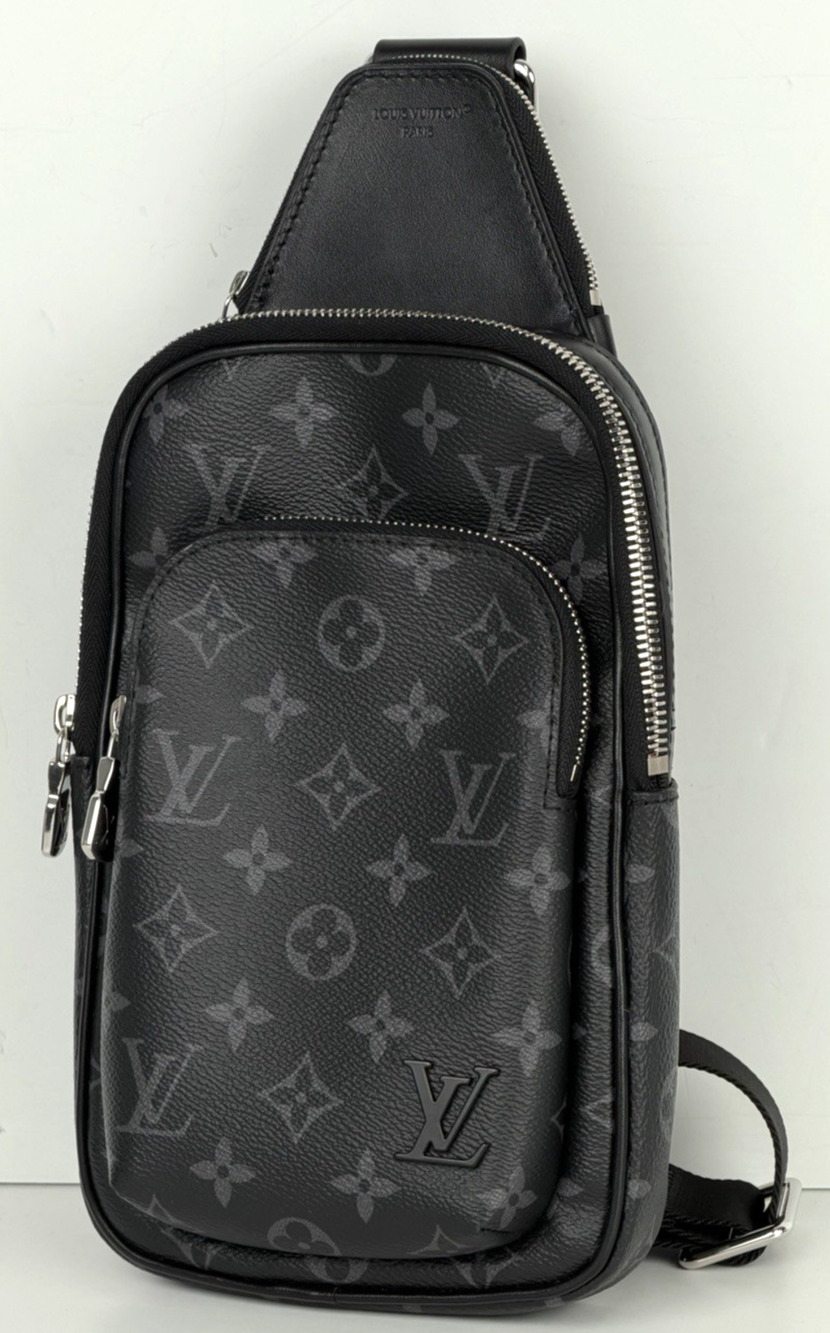 Louis Vuitton Avenue Slingbag PM in Black Monogram Eclipse Coated Canvas NFC E5